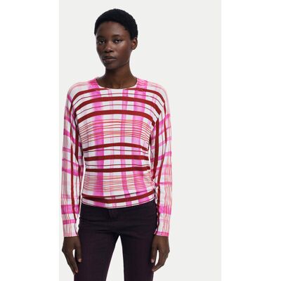 Desigual Sweter Noruega 25WWJF41 Czerwony Regular Fit M Czerwony Damskie Desigual Sweter Noruega 25WWJF41 Czerwony Regular Fit M Czerwony Damskie