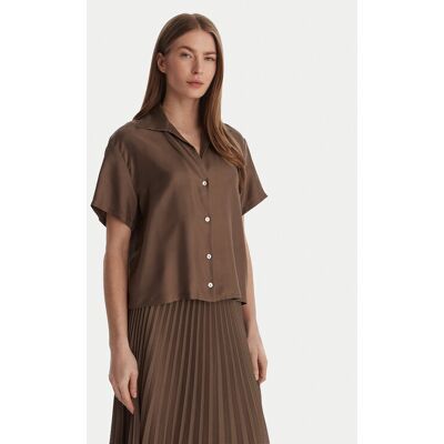 Marella Koszula Segnale 2613111045 Brązowy Relaxed Fit 40 Brązowy Damskie Marella Koszula Segnale 2613111045 Brązowy Relaxed Fit 40 Brązowy Damskie