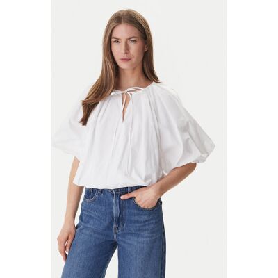 DKNY Bluzka DJ6W2228 Biały Regular Fit S Biały Damskie DKNY Bluzka DJ6W2228 Biały Regular Fit S Biały Damskie