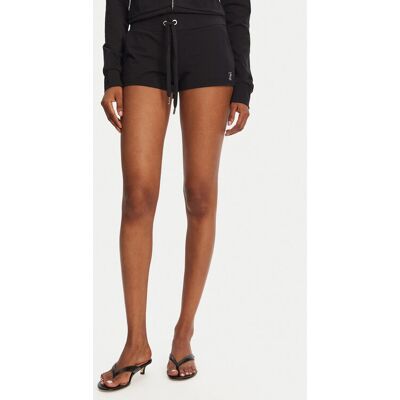 Juicy Couture Szorty sportowe JCWHS125312 Czarny Loose Fit XL Czarny Damskie Juicy Couture Szorty sportowe JCWHS125312 Czarny Loose Fit XL Czarny Damskie