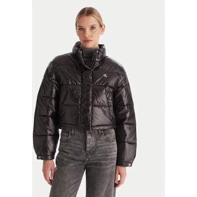 Calvin Klein Jeans Kurtka zimowa LV047D504G Czarny Regular Fit M Czarny Damskie Calvin Klein Jeans Kurtka zimowa LV047D504G Czarny Regular Fit M Czarny Damskie
