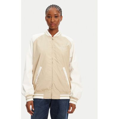 Tommy Jeans Kurtka bomber Souvenir DW0DW21432 Beżowy XXS Beżowy Damskie Tommy Jeans Kurtka bomber Souvenir DW0DW21432 Beżowy XXS Beżowy Damskie