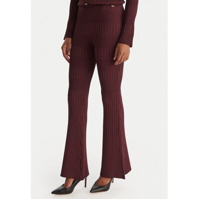 Marciano Guess Spodnie materiałowe 5YGB29 5881Z Bordowy Regular Fit L Bordowy Damskie Marciano Guess Spodnie materiałowe 5YGB29 5881Z Bordowy Regular Fit L Bordowy Damskie