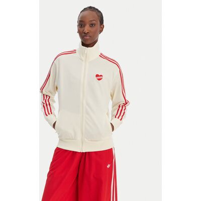 Adidas Bluza Firebird KQ8075 Beżowy Loose Fit S Beżowy Damskie Adidas Bluza Firebird KQ8075 Beżowy Loose Fit S Beżowy Damskie