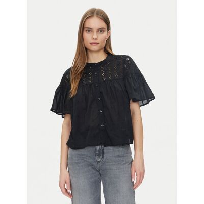 Gap Koszula 728755-00 Czarny Regular Fit M Czarny Damskie Gap Koszula 728755-00 Czarny Regular Fit M Czarny Damskie