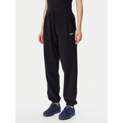 Tommy Jeans Spodnie dresowe Script DW0DW20670 Czarny Relaxed Fit XS Czarny Damskie Tommy Jeans Spodnie dresowe Script DW0DW20670 Czarny Relaxed Fit XS Czarny Damskie