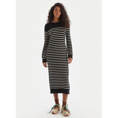 Roxy Sukienka dzianinowa Cool Waves SD ERJKD03536 Czarny Regular Fit M_L Czarny Damskie Roxy Sukienka dzianinowa Cool Waves SD ERJKD03536 Czarny Regular Fit M_L Czarny Damskie