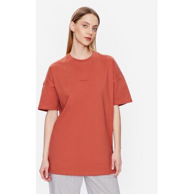 Szara luźna koszulka New Balance - Sportowe miejskie Szara luźna koszulka New Balance - Sportowe miejskie