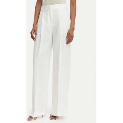 Boss Spodnie materiałowe Tiana 50557443 Biały Relaxed Fit 36 Biały Damskie Boss Spodnie materiałowe Tiana 50557443 Biały Relaxed Fit 36 Biały Damskie