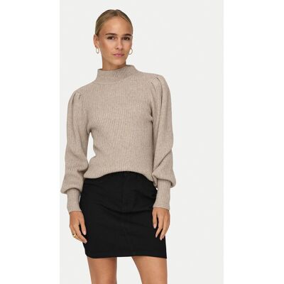 ONLY Sweter Katia 15232494 Beżowy Regular Fit XL Beżowy Damskie ONLY Sweter Katia 15232494 Beżowy Regular Fit XL Beżowy Damskie
