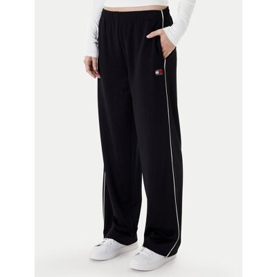 Tommy Jeans Spodnie dresowe Archive DW0DW22633 Czarny Regular Fit XS Czarny Damskie Tommy Jeans Spodnie dresowe Archive DW0DW22633 Czarny Regular Fit XS Czarny Damskie