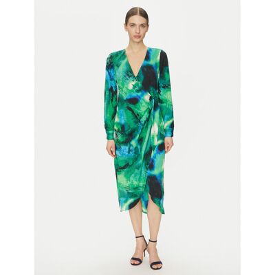 DKNY Sukienka koktajlowa DD4JYD34 Zielony Regular Fit 10 Zielony Damskie DKNY Sukienka koktajlowa DD4JYD34 Zielony Regular Fit 10 Zielony Damskie
