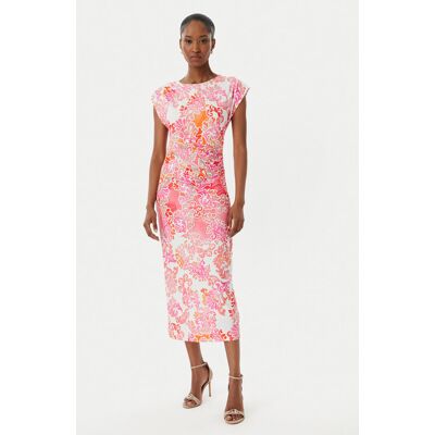 Hale Bob Sukienka koktajlowa Thora 5ZLG662A Różowy Slim Fit S Różowy Damskie Hale Bob Sukienka koktajlowa Thora 5ZLG662A Różowy Slim Fit S Różowy Damskie