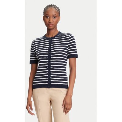 Tommy Hilfiger Kardigan WW0WW45707 Granatowy Slim Fit S Granatowy Damskie Tommy Hilfiger Kardigan WW0WW45707 Granatowy Slim Fit S Granatowy Damskie