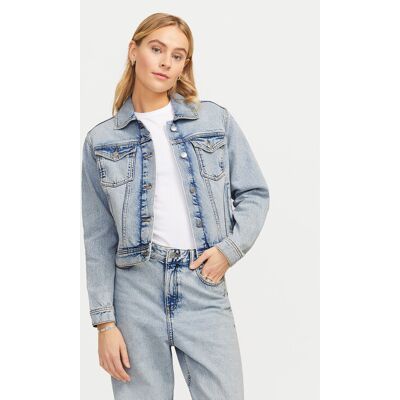 JJXX Kurtka jeansowa Alys 12269101 Niebieski Regular Fit L Niebieski Damskie JJXX Kurtka jeansowa Alys 12269101 Niebieski Regular Fit L Niebieski Damskie