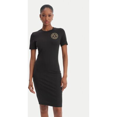 Versace Jeans Couture Sukienka codzienna 80HAOT02 CJ03T Czarny Slim Fit XL Czarny Damskie Versace Jeans Couture Sukienka codzienna 80HAOT02 CJ03T Czarny Slim Fit XL Czarny Damskie