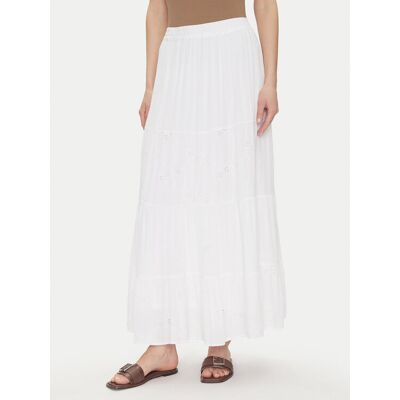 ONLY Spódnica maxi Chaira 15346834 Biały Regular Fit M Biały Damskie ONLY Spódnica maxi Chaira 15346834 Biały Regular Fit M Biały Damskie