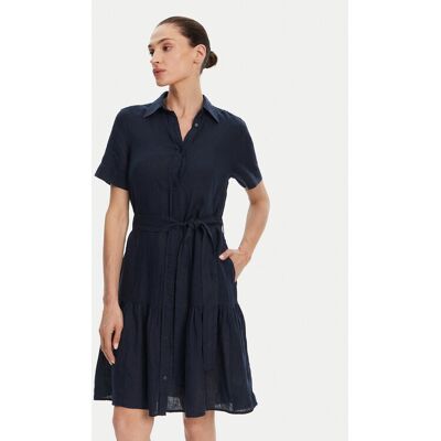 Gant Sukienka koszulowa 4503434 Granatowy Regular Fit 42 Granatowy Damskie Gant Sukienka koszulowa 4503434 Granatowy Regular Fit 42 Granatowy Damskie