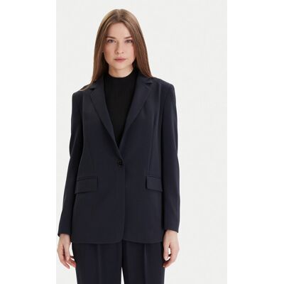 Boss Marynarka Jocaluah 50490053 Granatowy Regular Fit 40 Granatowy Damskie Boss Marynarka Jocaluah 50490053 Granatowy Regular Fit 40 Granatowy Damskie