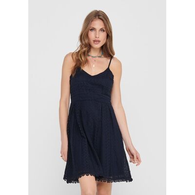 ONLY Sukienka koktajlowa 15204799 Granatowy Regular Fit 36 Granatowy Damskie ONLY Sukienka koktajlowa 15204799 Granatowy Regular Fit 36 Granatowy Damskie
