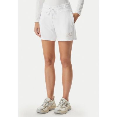 Giorgio Armani EA7 Emporio Armani Szorty sportowe 7W000269 AF12482 U0002 Biały Regular Fit XS Biały Damskie Giorgio Armani EA7 Emporio Armani Szorty sportowe 7W000269 AF12482 U0002 Biały Regular Fit XS Biały Damskie