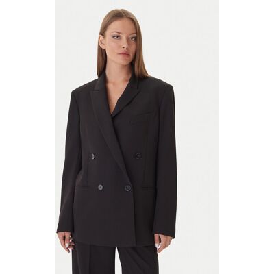 Patrizia Pepe Marynarka 2S1543 A498 Czarny Regular Fit 44 Czarny Damskie Patrizia Pepe Marynarka 2S1543 A498 Czarny Regular Fit 44 Czarny Damskie