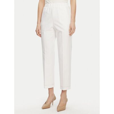 Max Mara Leisure Chinosy 2516781047650 Biały Regular Fit XS Biały Damskie Max Mara Leisure Chinosy 2516781047650 Biały Regular Fit XS Biały Damskie