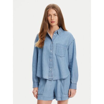 United Colors Of Benetton Koszula jeansowa 5DHJDQ07U Granatowy Regular Fit M Granatowy Damskie United Colors Of Benetton Koszula jeansowa 5DHJDQ07U Granatowy Regular Fit M Granatowy Damskie