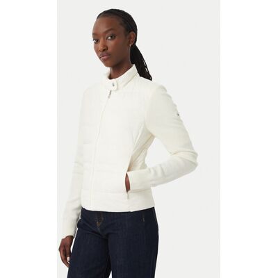 Tommy Hilfiger Kurtka przejściowa WW0WW51095 Kremowy Regular Fit XXS Kremowy Damskie Tommy Hilfiger Kurtka przejściowa WW0WW51095 Kremowy Regular Fit XXS Kremowy Damskie