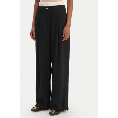 Liu Jo Sport Spodnie materiałowe TA6150 TS923 Czarny Regular Fit XS Czarny Damskie Liu Jo Sport Spodnie materiałowe TA6150 TS923 Czarny Regular Fit XS Czarny Damskie