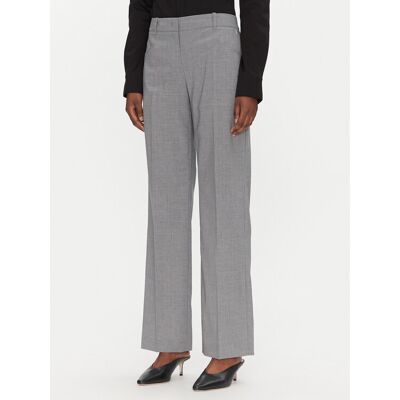 Boss Spodnie materiałowe Tilda9 50542004 Szary Relaxed Fit 40 Szary Damskie Boss Spodnie materiałowe Tilda9 50542004 Szary Relaxed Fit 40 Szary Damskie