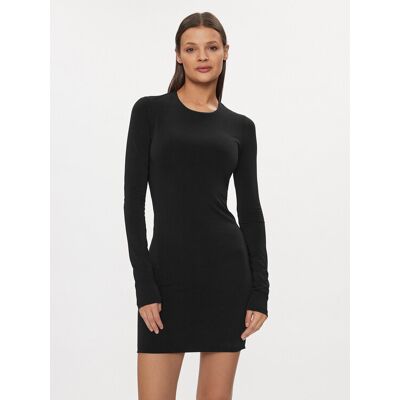 Patrizia Pepe Sukienka codzienna 8A1285/J113-K103 Czarny A-Line Fit II Czarny Damskie Patrizia Pepe Sukienka codzienna 8A1285/J113-K103 Czarny A-Line Fit II Czarny Damskie