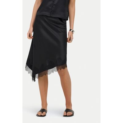 ONLY Spódnica midi Faraya 15380116 Czarny Regular Fit XL Czarny Damskie ONLY Spódnica midi Faraya 15380116 Czarny Regular Fit XL Czarny Damskie