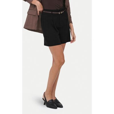 ONLY Szorty materiałowe Siesta 15367413 Czarny Regular Fit S Czarny Damskie ONLY Szorty materiałowe Siesta 15367413 Czarny Regular Fit S Czarny Damskie