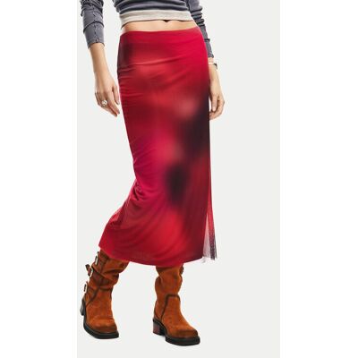 Desigual Spódnica ołówkowa Asmee 26SWFK02 Czerwony Slim Fit XL Czerwony Damskie Desigual Spódnica ołówkowa Asmee 26SWFK02 Czerwony Slim Fit XL Czerwony Damskie