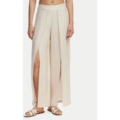 Ysabel Mora Spodnie materiałowe 86272 Beżowy jasny Wide Leg XS Beżowy jasny Damskie Ysabel Mora Spodnie materiałowe 86272 Beżowy jasny Wide Leg XS Beżowy jasny Damskie
