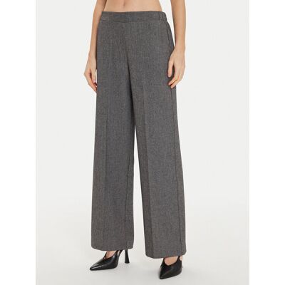 Imperial Spodnie materiałowe P4L0IEI Szary Wide Leg M Szary Damskie Imperial Spodnie materiałowe P4L0IEI Szary Wide Leg M Szary Damskie