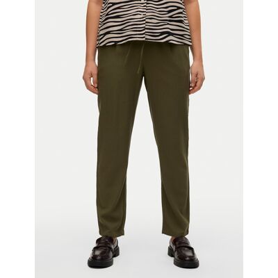 Vero Moda Spodnie materiałowe Jesmilo 10279691 Zielony Regular Fit S Zielony Damskie Vero Moda Spodnie materiałowe Jesmilo 10279691 Zielony Regular Fit S Zielony Damskie