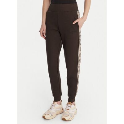 Guess Spodnie dresowe V2YB15 KB3P2 Brązowy Regular Fit XXS Brązowy Damskie Guess Spodnie dresowe V2YB15 KB3P2 Brązowy Regular Fit XXS Brązowy Damskie