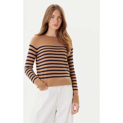 Marella Sweter Pace 2523366244 Brązowy Regular Fit M Brązowy Damskie Marella Sweter Pace 2523366244 Brązowy Regular Fit M Brązowy Damskie