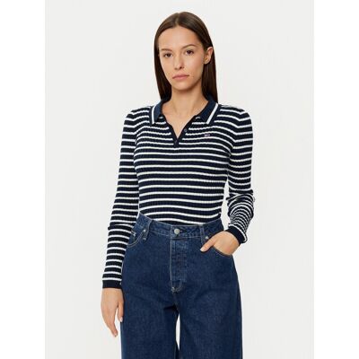 Tommy Jeans Sweter DW0DW19887 Beżowy Slim Fit M Beżowy Damskie Tommy Jeans Sweter DW0DW19887 Beżowy Slim Fit M Beżowy Damskie