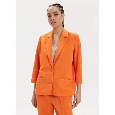 Tamaris Apparel Marynarka Craon TAW0511 Pomarańczowy Relaxed Fit 36 Pomarańczowy Damskie Tamaris Apparel Marynarka Craon TAW0511 Pomarańczowy Relaxed Fit 36 Pomarańczowy Damskie