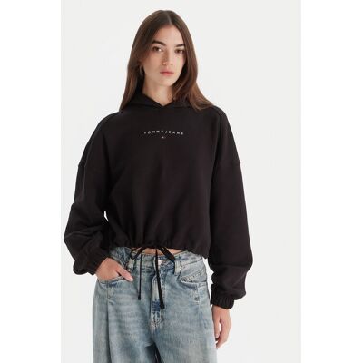 Tommy Jeans Bluza Bling Linear DW0DW21607 Czarny Regular Fit M Czarny Damskie Tommy Jeans Bluza Bling Linear DW0DW21607 Czarny Regular Fit M Czarny Damskie