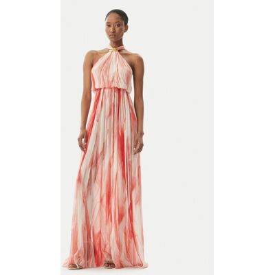 Elisabetta Franchi Sukienka letnia ABR4752E2 CP9 Czerwony Regular Fit 42 Czerwony Damskie Elisabetta Franchi Sukienka letnia ABR4752E2 CP9 Czerwony Regular Fit 42 Czerwony Damskie