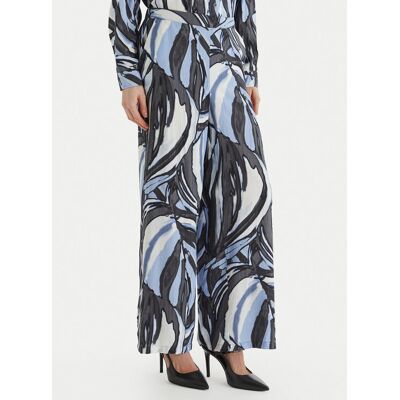 Vero Moda Spodnie materiałowe Vera 10338759 Niebieski Wide Leg XS Niebieski Damskie Vero Moda Spodnie materiałowe Vera 10338759 Niebieski Wide Leg XS Niebieski Damskie
