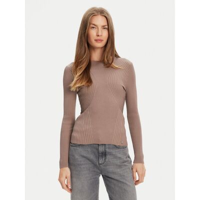 Guess Sweter W5YR08 Z0040 Brązowy Regular Fit XXL Brązowy Damskie Guess Sweter W5YR08 Z0040 Brązowy Regular Fit XXL Brązowy Damskie