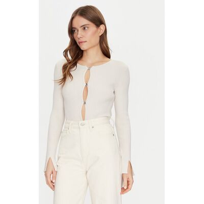 Guess Kardigan W5RR17 Z34O0 Biały Regular Fit M Biały Damskie Guess Kardigan W5RR17 Z34O0 Biały Regular Fit M Biały Damskie