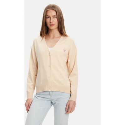 Guess Jeans Sweter 168521 Beżowy Classic Fit XXL Beżowy Damskie Guess Jeans Sweter 168521 Beżowy Classic Fit XXL Beżowy Damskie