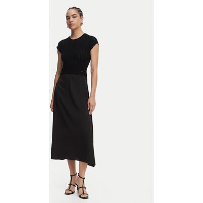 Boss Sukienka koktajlowa C_Ficella 50559806 Czarny A-Line Fit M Czarny Damskie Boss Sukienka koktajlowa C_Ficella 50559806 Czarny A-Line Fit M Czarny Damskie