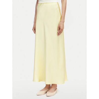 Vero Moda Spódnica maxi Livia 10350079 Żółty jasny Regular Fit XL Żółty jasny Damskie Vero Moda Spódnica maxi Livia 10350079 Żółty jasny Regular Fit XL Żółty jasny Damskie